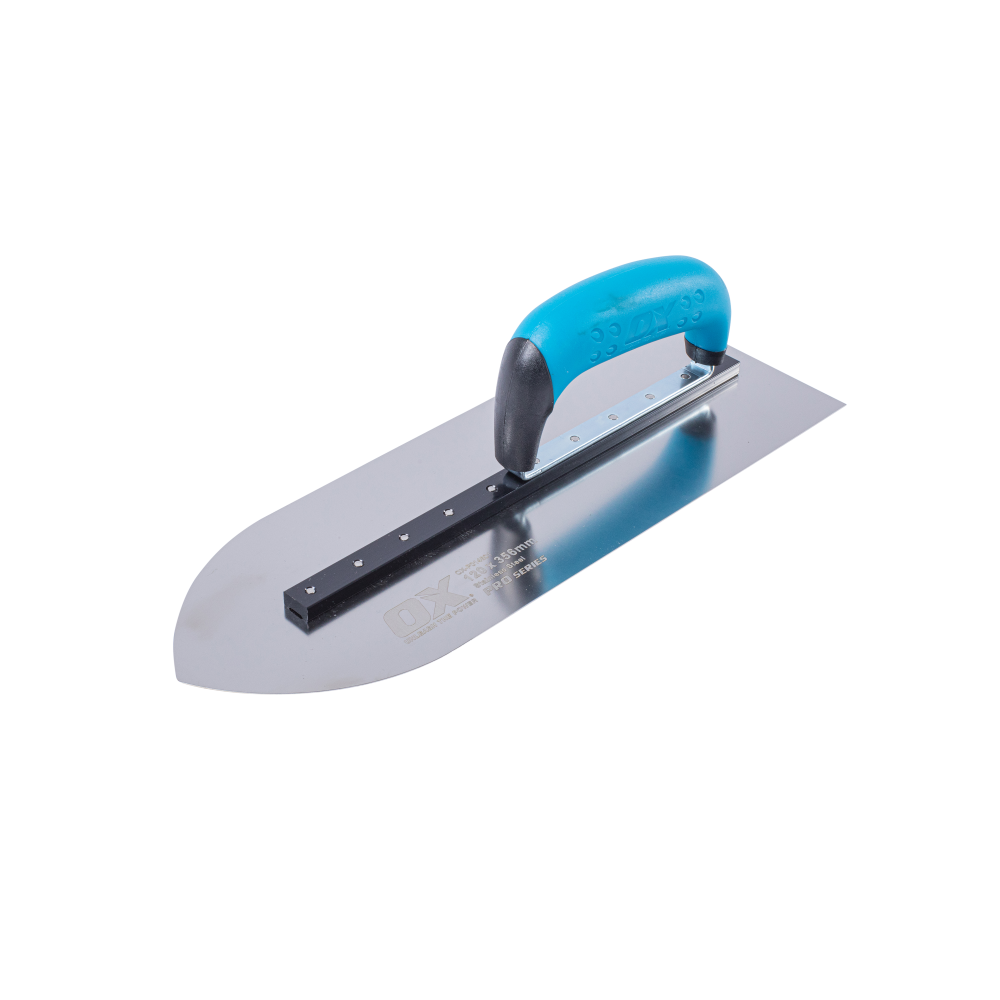 OX Professional 120 x 356mm S/S Pointed Finishing Trowel