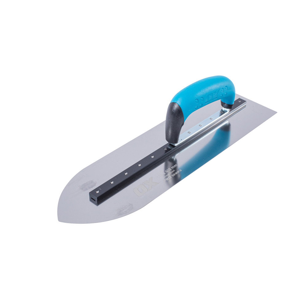 OX Professional 115 x 405mm S/S Pointed Finishing Trowel