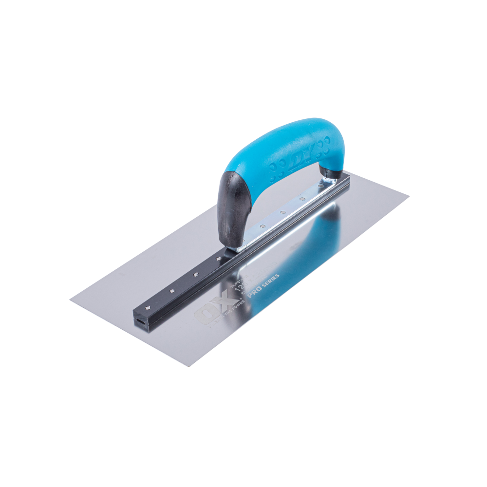 OX Professional 120 x 280mm S/S Square Finishing Trowel