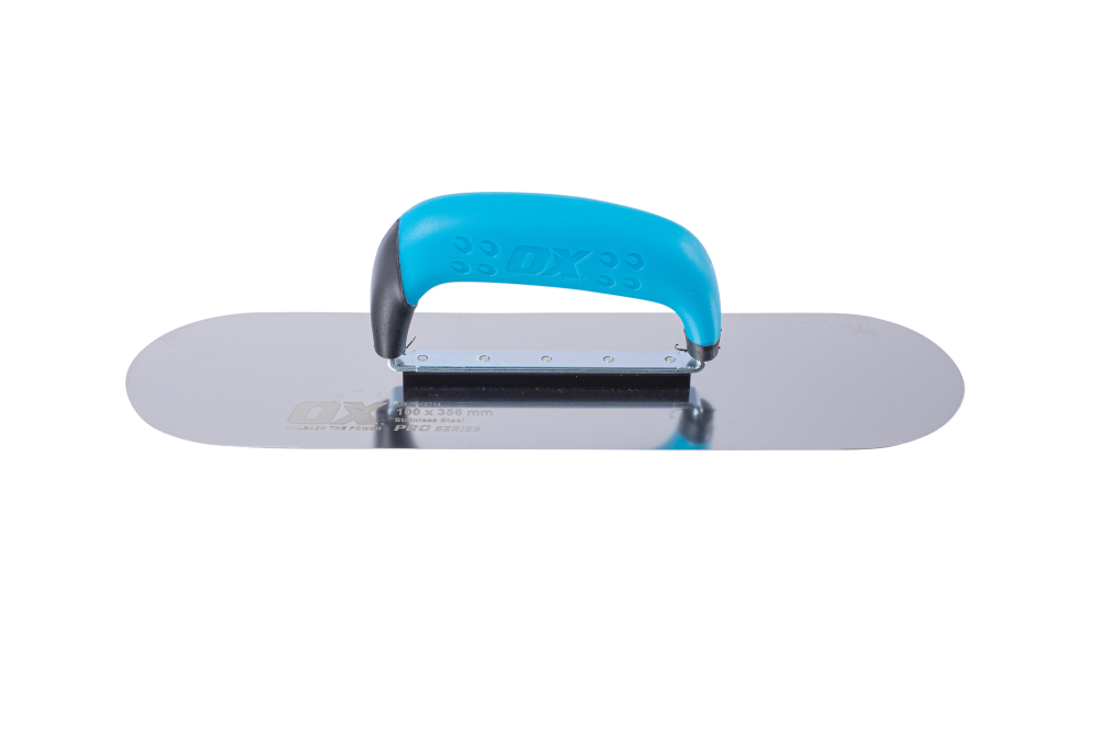 OX Pro 100 x 356mm S/S Pool Trowel, Flexible