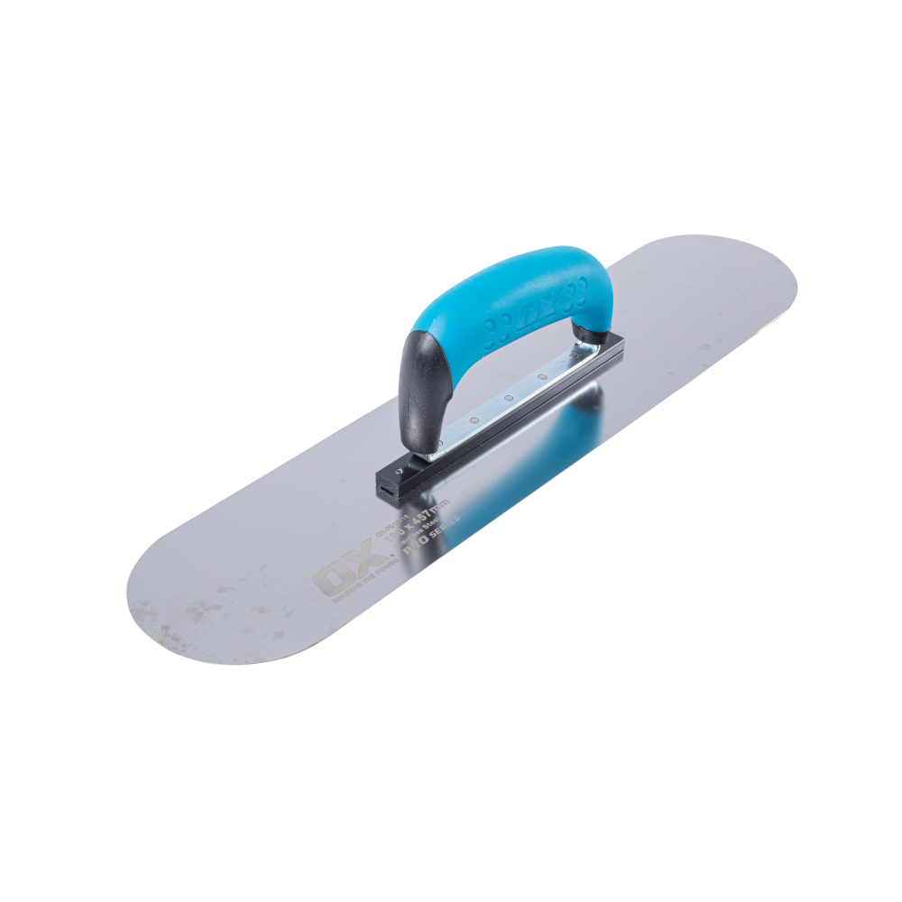 OX Professional 100 x 457mm S/S Pool Trowel, Flexible