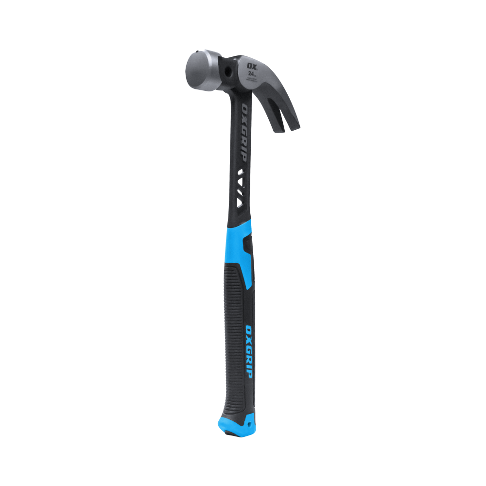 OX Pro Ultrastrike Smooth Faced Curved Claw Hammer - 24 oz