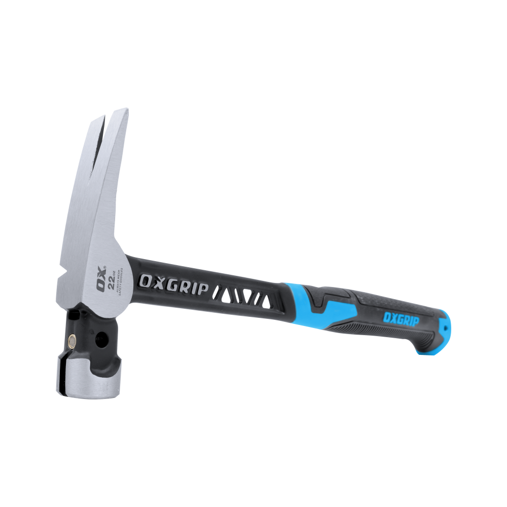 OX Pro Ultrastrike Framing Hammer Smooth Face Straight Claw - 22oz