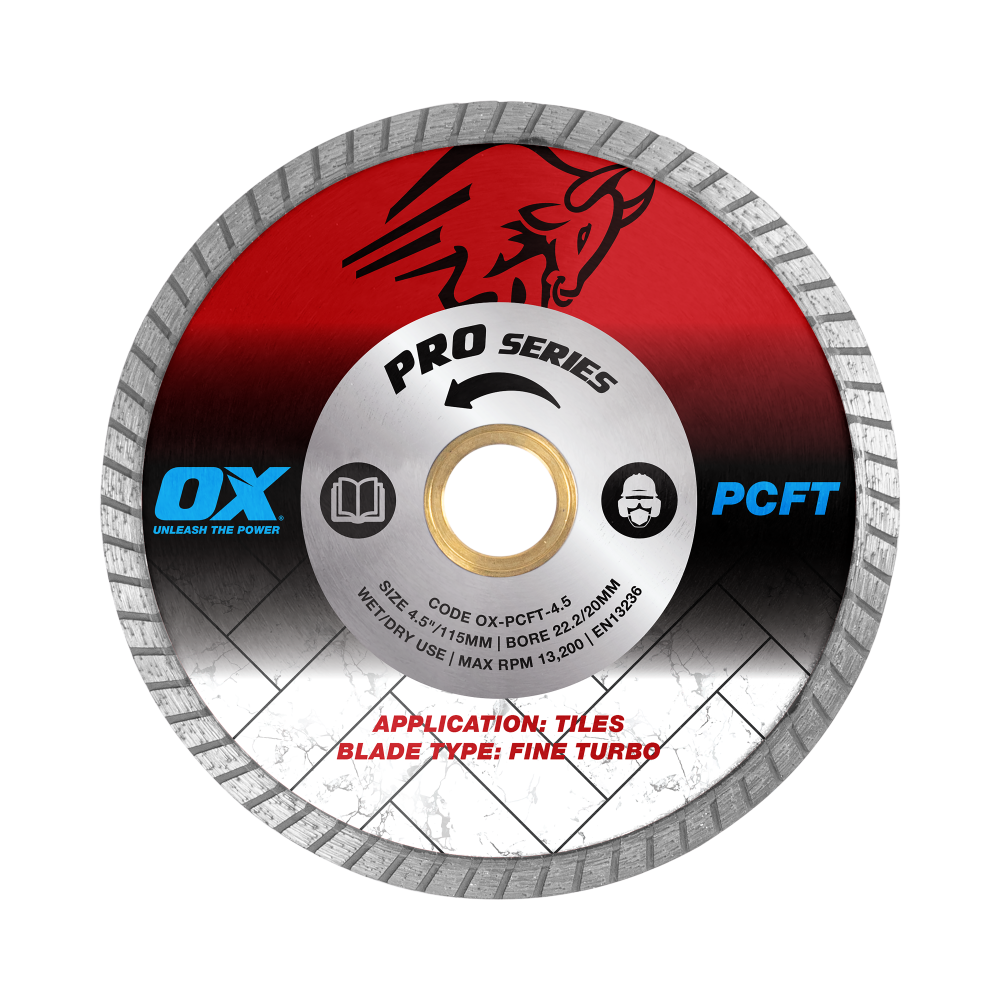OX Pro 4.5†Fine Turbo Diamond Blade