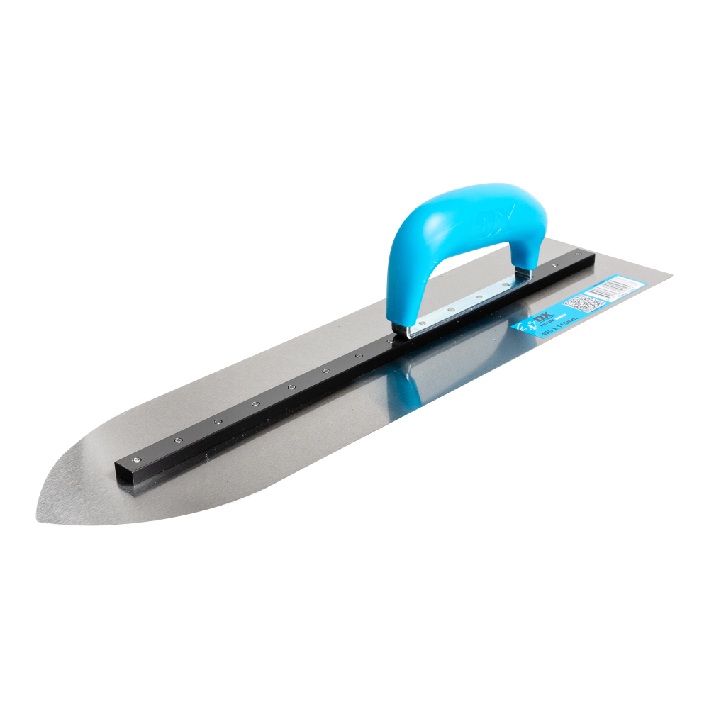 OX Trade 115 x 450mm Pointed Finishing Trowel