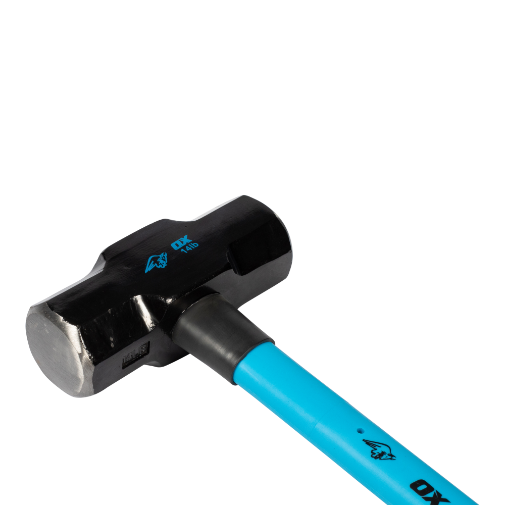 OX Trade Fibreglass Handle Sledge Hammer - 14lb / 6.3kg