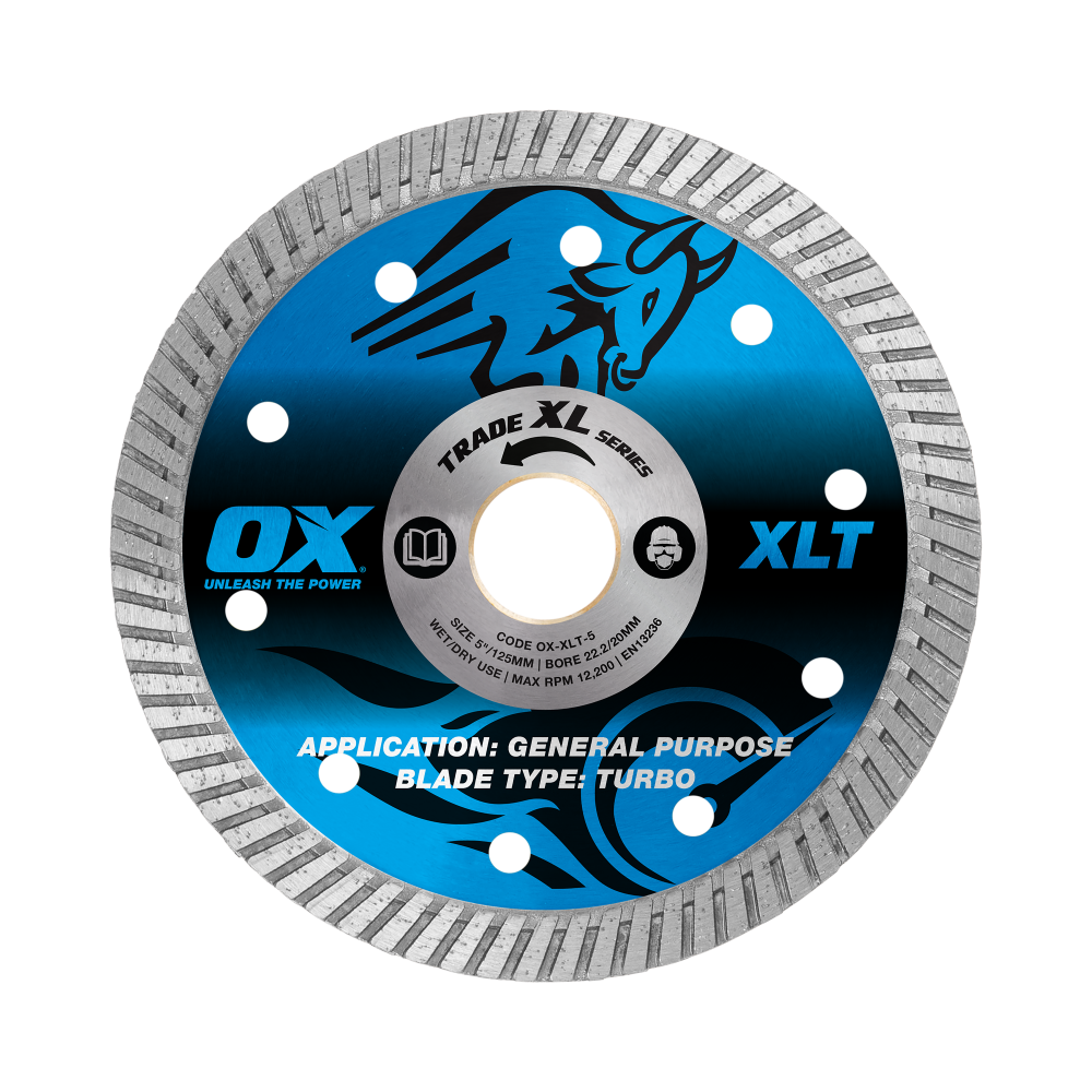OX Trade XL Turbo Diamond Blade 125mm - General Purpose
