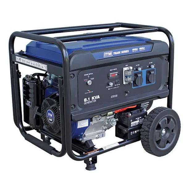 ITM 8.1KVA GENERATOR PETROL, 6500 WATT PEAK ELECTRIC START