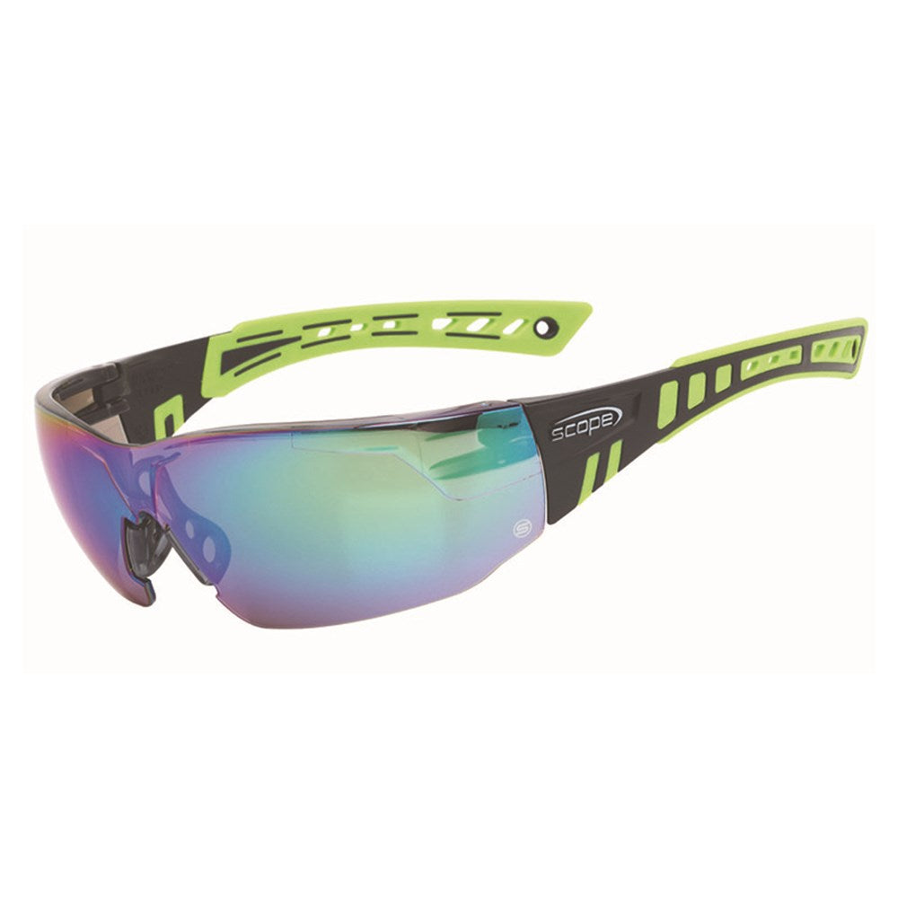 Speed Black/Green Frame Jade Mirror Lens