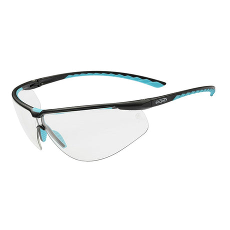 Air Flex Black/Blue Frame Clear AF/AS Lens