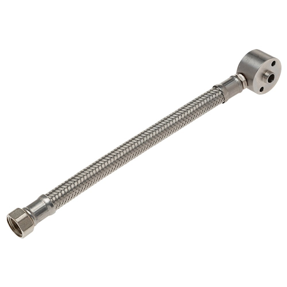 Right Hand SS Braided Hose & Elbow Assembly  For Showers