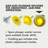 UNi-PRO Trade Aluminium Sausage Caulking Gun 600ml