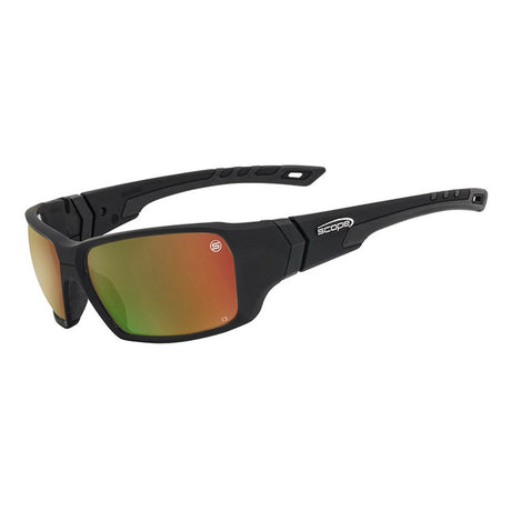 Ranger Frozen Black Frame Red Mirror Lens