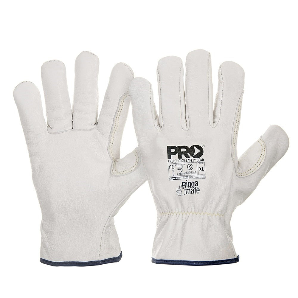 RIGGAMATE CUT RESISTANT GOAT GRAIN PREMIUM GLOVE SIZE L