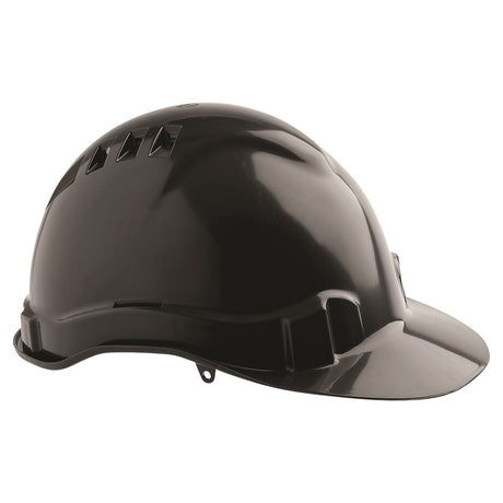 V6 Hard Hat Vented Pushlock Harness - Black
