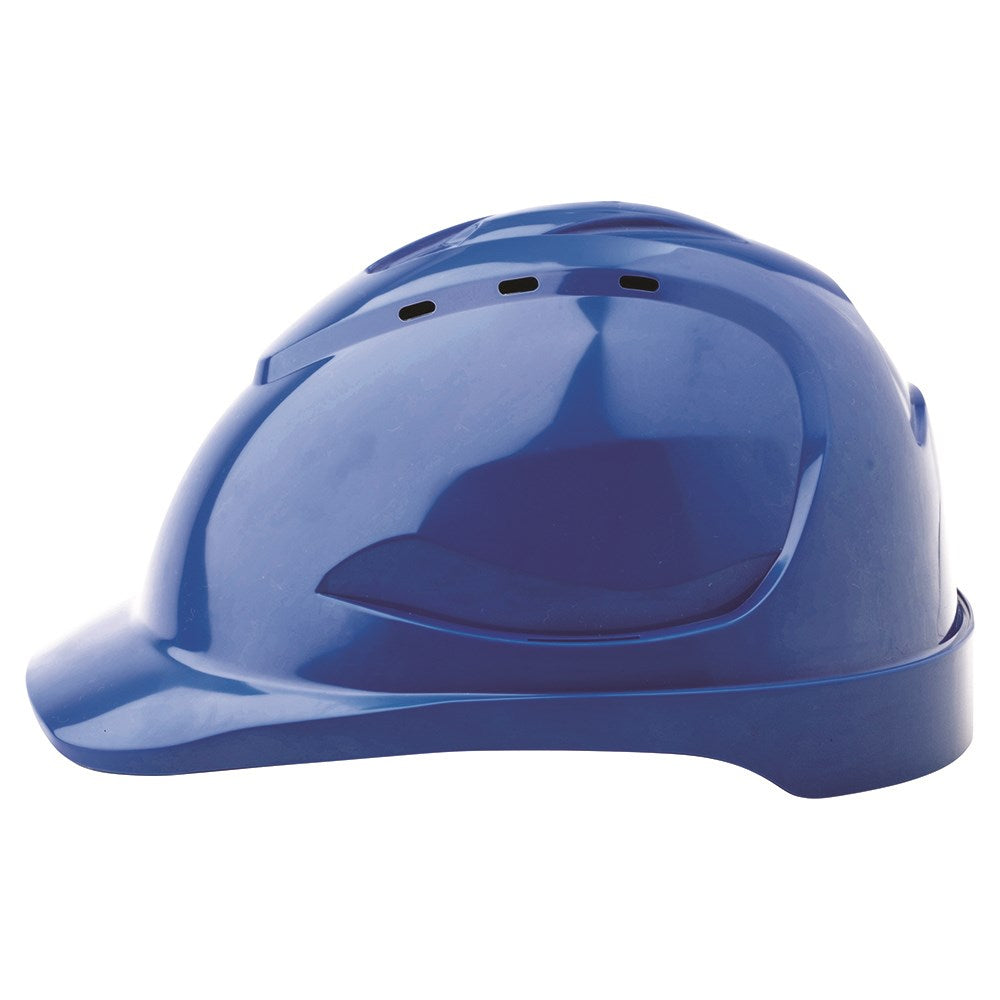 V9 Hard Hat Vented Pushlock Harness - Blue