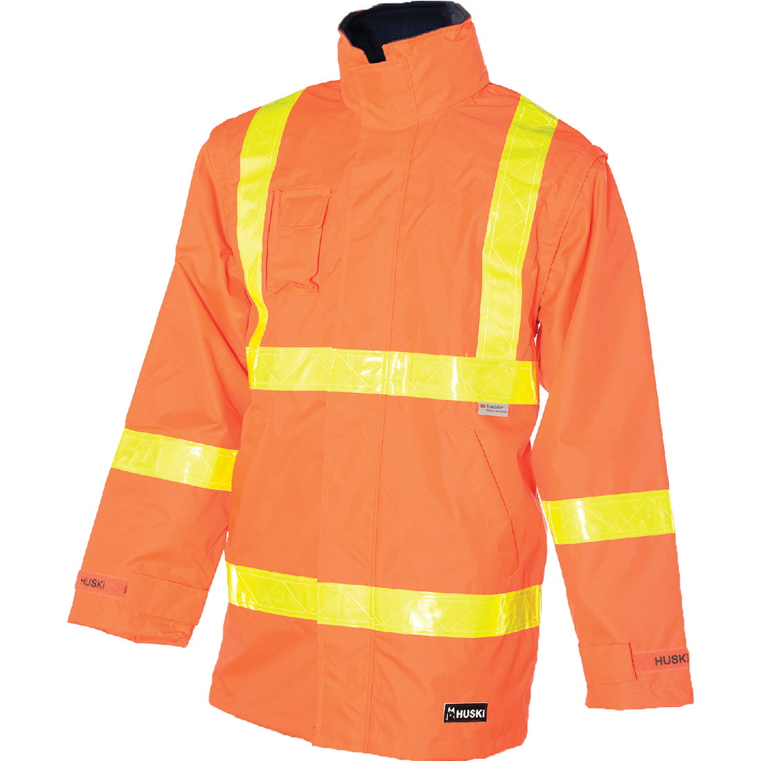 Huski Hi-Vis Roads 2-in-1 Rain Jacket