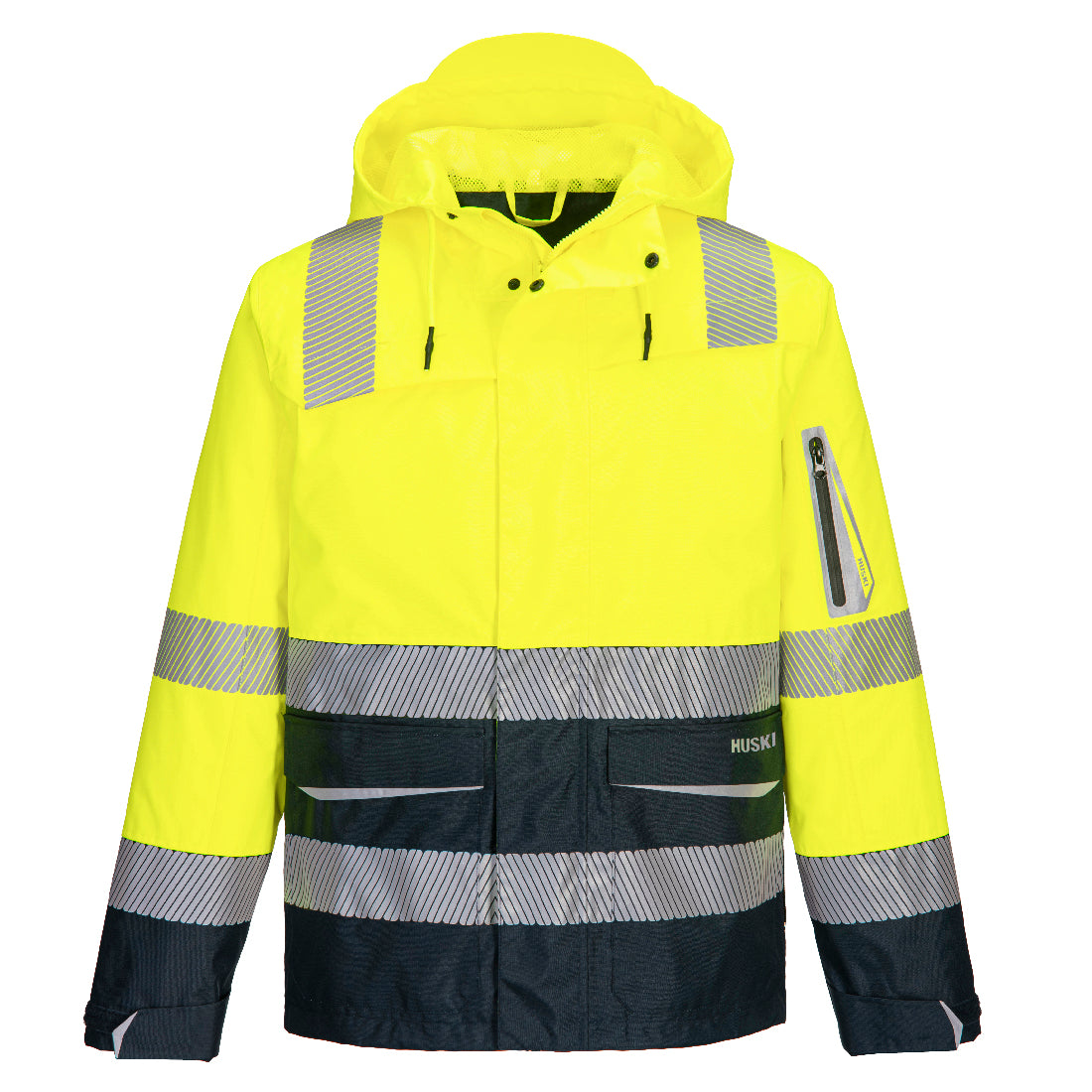 Huski Hi-Vis Contrast Rain Jacket
