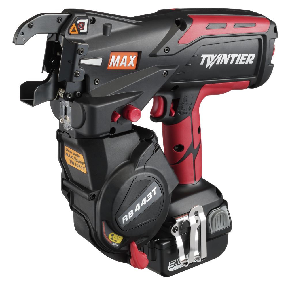 MAX Starter Deal (RB443T Rebar Tying Tool + 5 Boxes of Tie Wire)