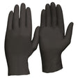 Disposable Nitrile Powder Free, Heavy Duty, Black Gloves Small