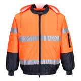 Hi-Vis Contrast Bomber Jacket