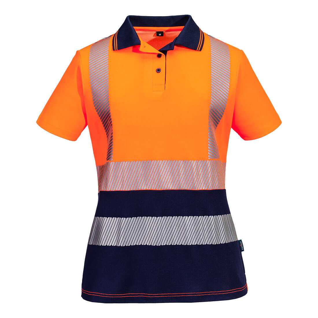 Hi-Vis  Cotton Comfort Contrast Polo Shirt S/S