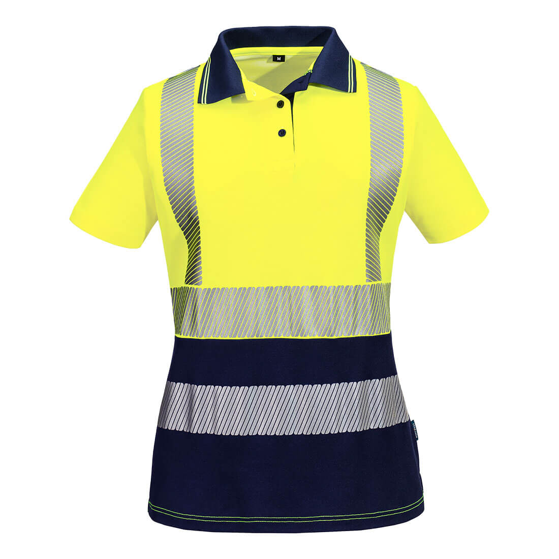 Hi-Vis  Cotton Comfort Contrast Polo Shirt S/S