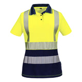 Hi-Vis  Cotton Comfort Contrast Polo Shirt S/S