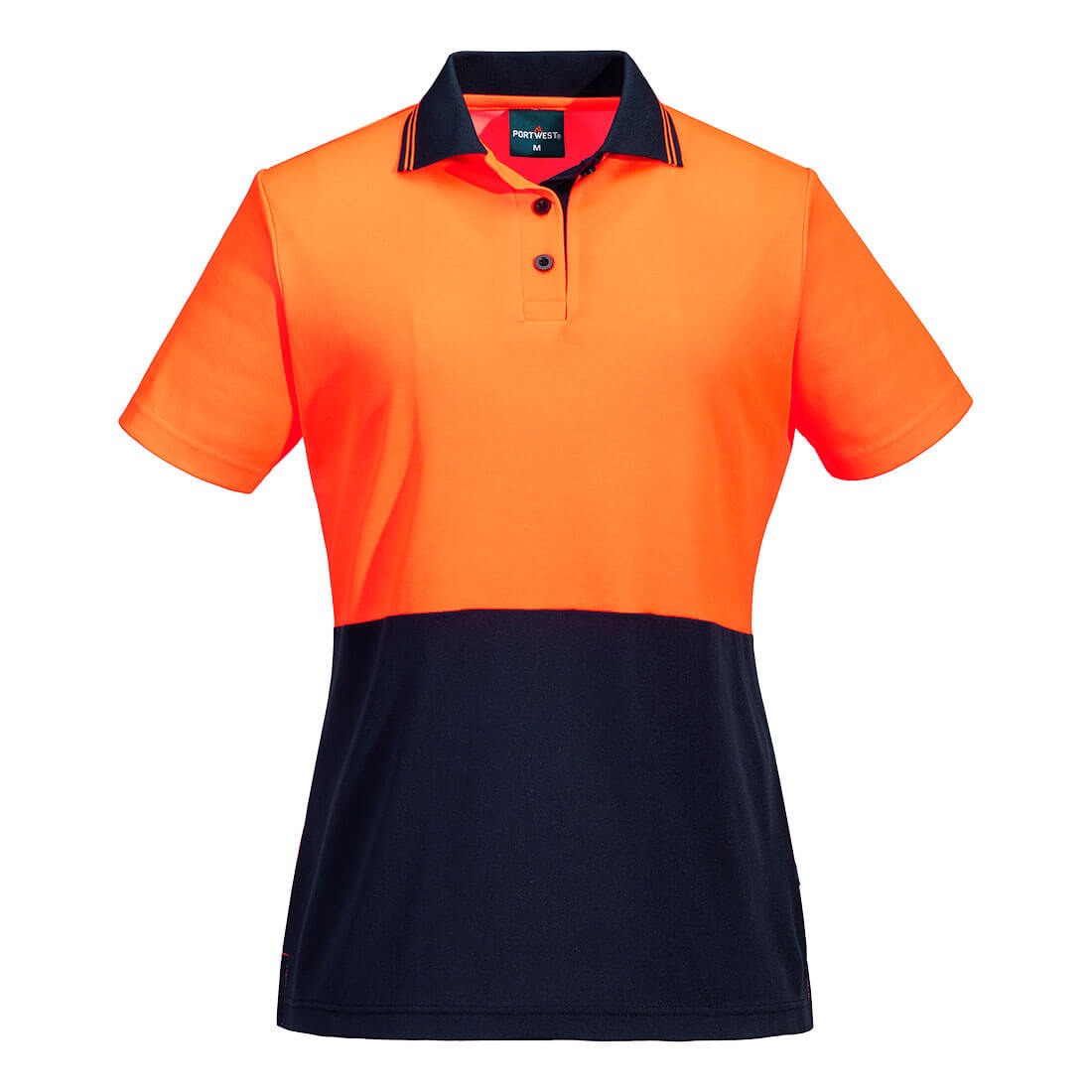 Hi-Vis  Cotton Comfort Contrast Class D Polo Shirt S/S
