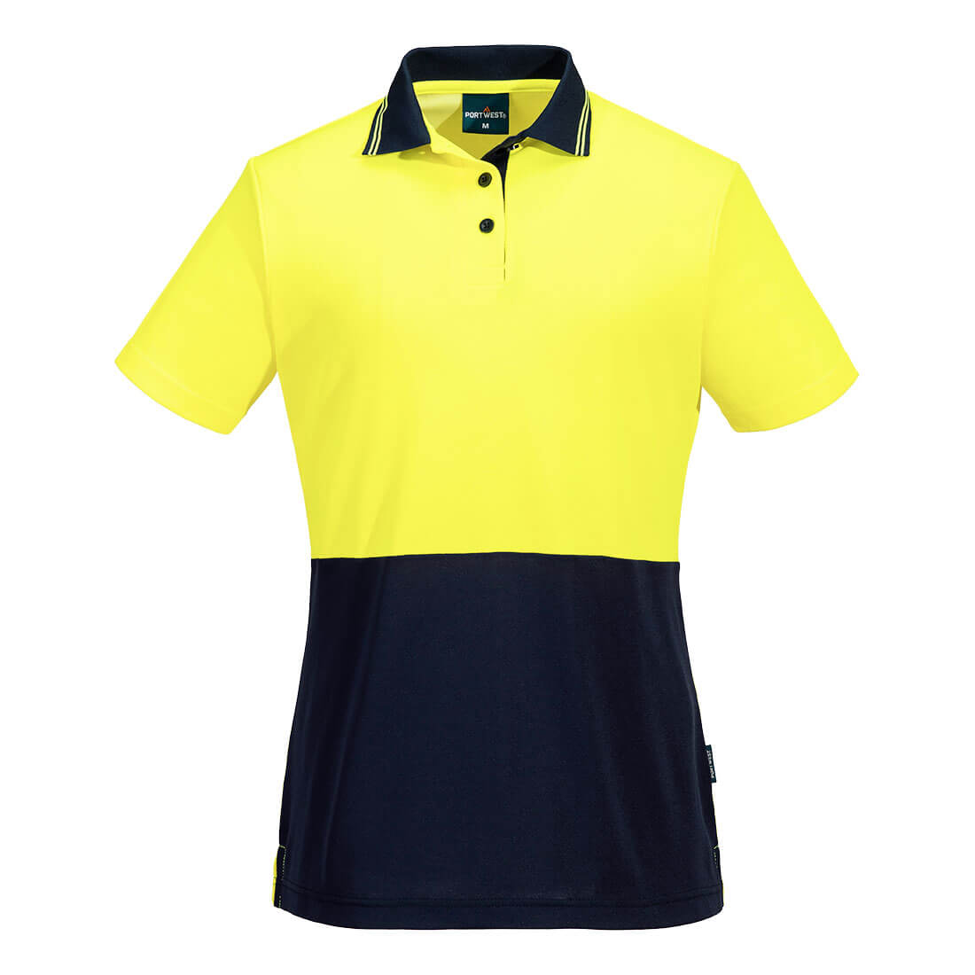 Hi-Vis  Cotton Comfort Contrast Class D Polo Shirt S/S