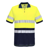 Hi-Vis Class D/N Contrast Polo shirt S/S