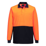 Hi-Vis Contrast Class D Polo Shirt L/S