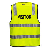 Hi-Vis Zipped Visitor Vest