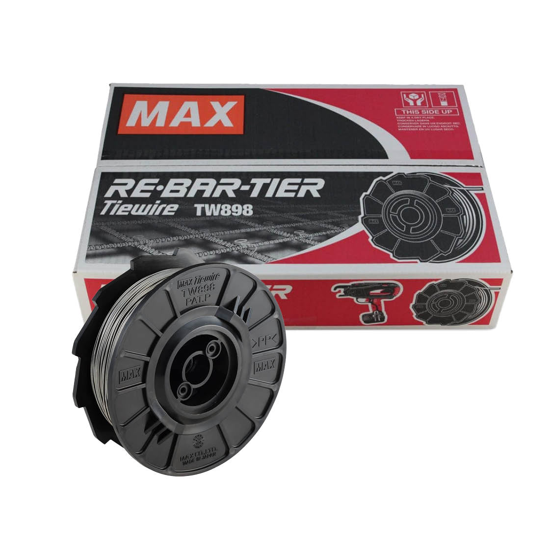 MAX TW898A Tie Wire 50 coils (Low Carbon Steel)
