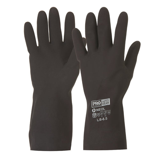 PROCHEM Black 30cm Neoprene Gloves 2XL (10-10.5)
