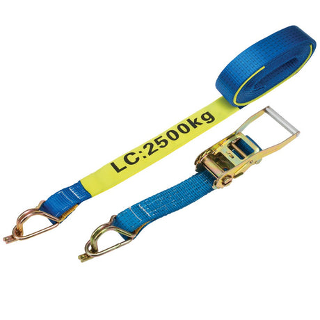Ratchet Tie Down 50mmx12m 2.5T Captive J-Hook