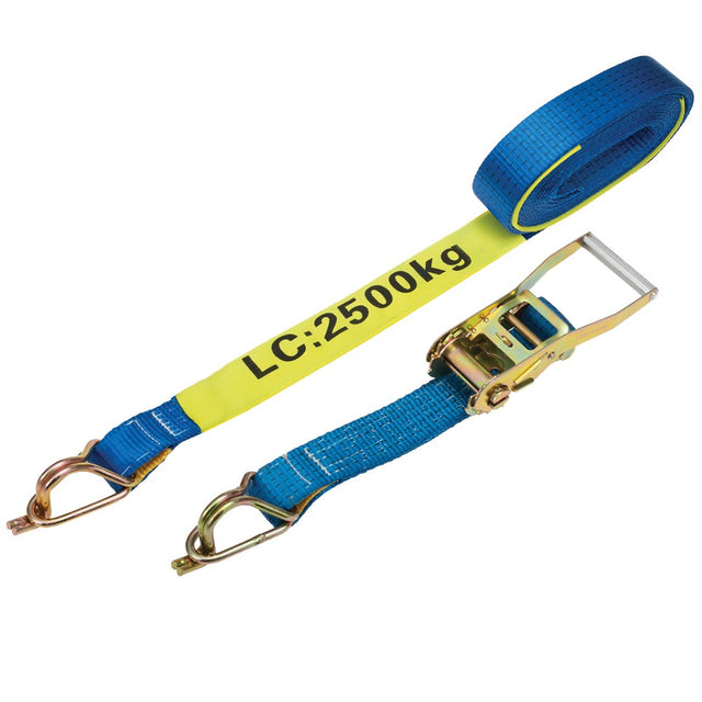 Ratchet Tie Down 50mmx12m 2.5T Captive J-Hook