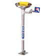 PRATT PEDESTAL MOUNTED EYE & FACE WASH NOZZLE WITH BOWL NO FOOT TREADLE