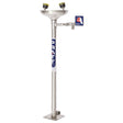 PEDESTAL MOUNTED EYE WASH WITH BOWL - NO FOOT TREADLE