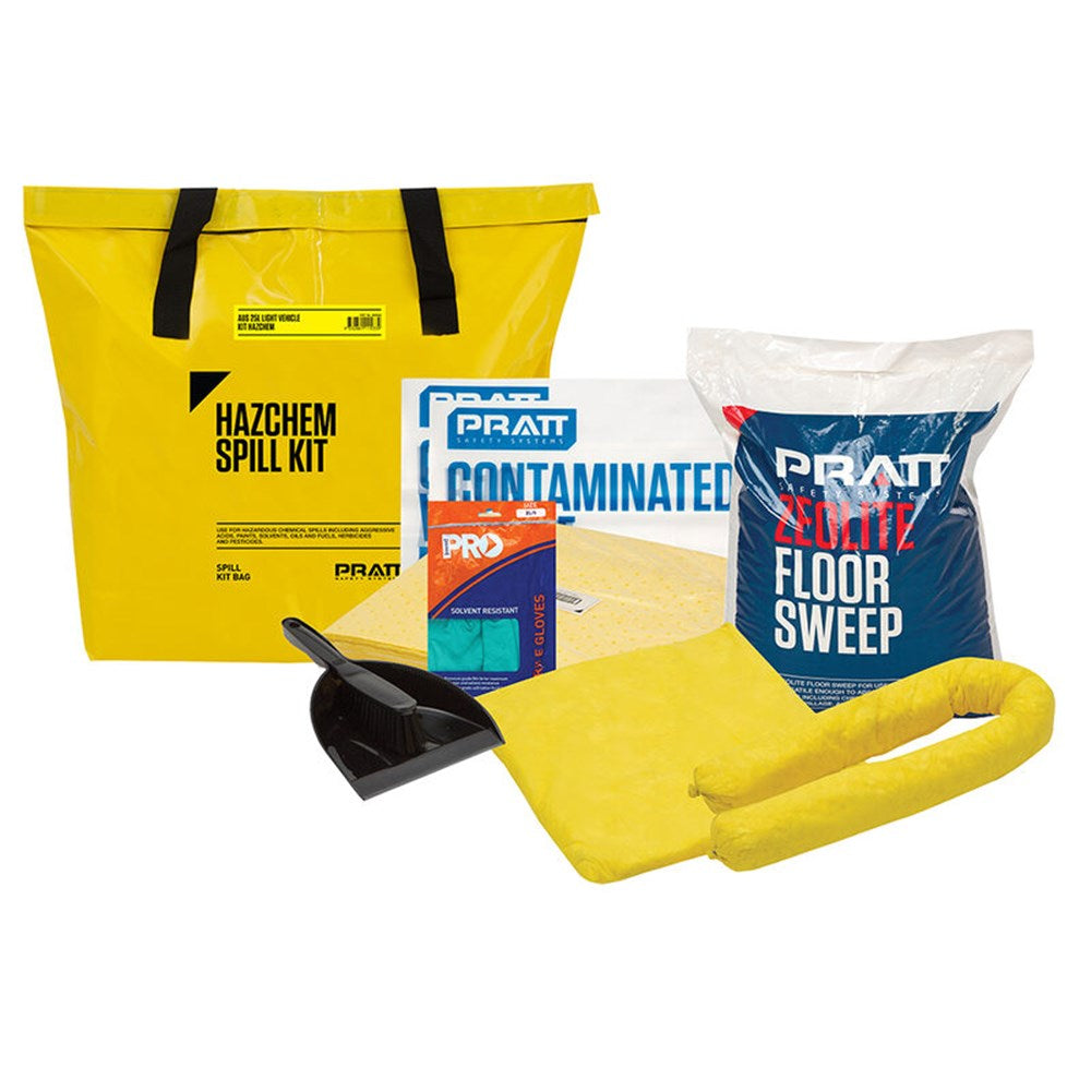 Hazchem Light Vehicle Spill Kit  25L