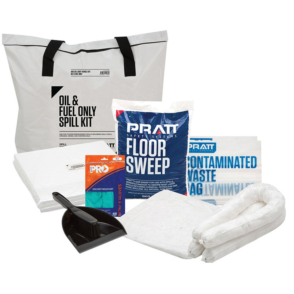 Oil & Fuel Light Vehicle Spill Kit 25L