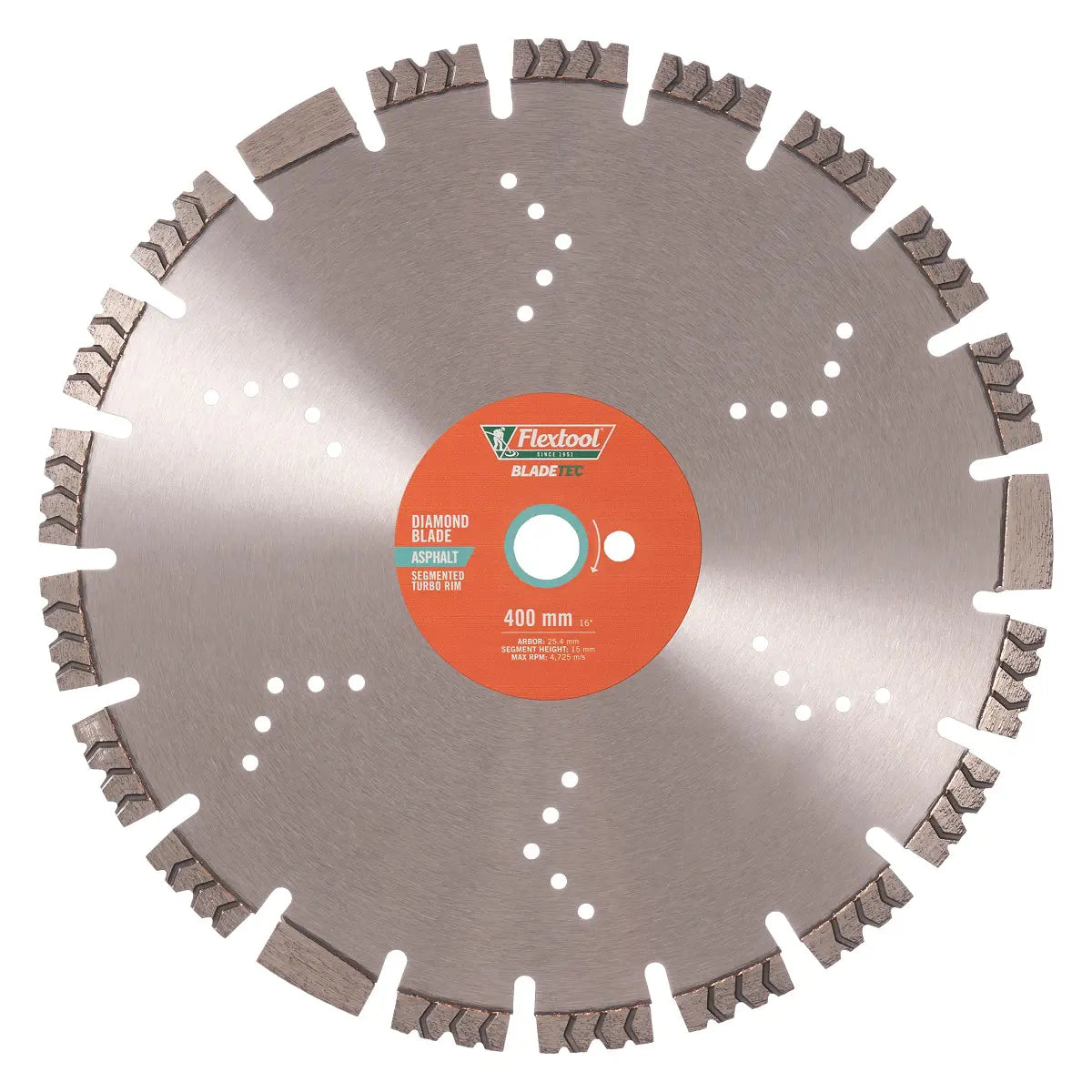 BLADETEC DIAMOND BLADE ASPHALT - Segmented Turbo Rim 350 mm 14"