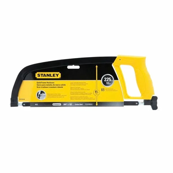 Stanley
Stanley 24T x 12" Carbon Steel D Shape Hacksaw