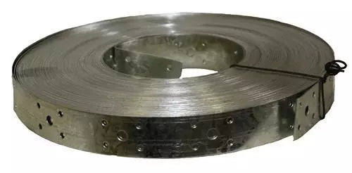 Galvanised Perforated Hoop Iron 0.8mm 30mm X .08mm X 30m
