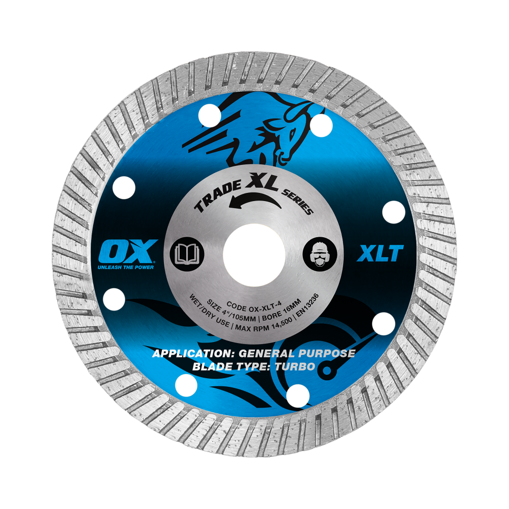OX Trade XL Turbo Diamond Blade 105mm - General Purpose